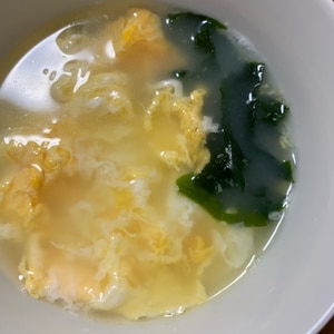 【糖質制限】創味シャンタンDXで卵・わかめスープ